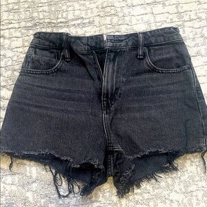 Alexander Wang Black Jean Shorts